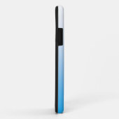 Bleke Blue Two Tone Hoesje-Mate iPhone Case (Achterkant/rechts)