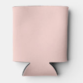 Bleke Blush Roze Effen Kleur Blikjeskoeler (Voorkant)