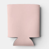Bleke Blush Roze Effen Kleur Blikjeskoeler (Achterkant)