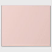 Bleke Blush Roze Effen Kleur Cadeaupapier (Vlak)