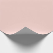 Bleke Blush Roze Effen Kleur Cadeaupapier (Hoek)