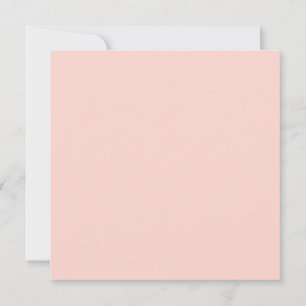 Bleke Blush Roze Effen Kleur  Kaart