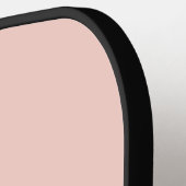 Bleke Blush Roze Effen Kleur Pickleball Paddle (Links Detail)