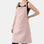Bleke Blush Roze Effen Kleur Schort (Insitu)