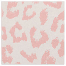 Bleke Blush roze luipaard afdrukken Stof