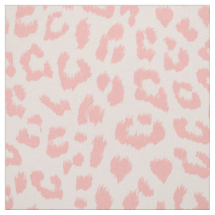 Bleke Blush roze luipaard afdrukken Stof