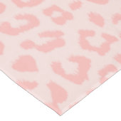 Bleke Blush roze luipaard afdrukken Tafelkleed (Gekanteld)