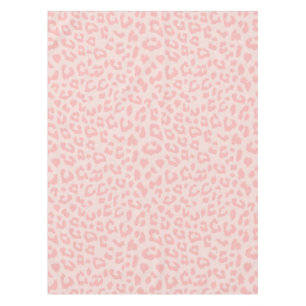 Bleke Blush roze luipaard afdrukken Tafelkleed
