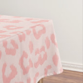 Bleke Blush roze luipaard afdrukken Tafelkleed (Voorbeeld)