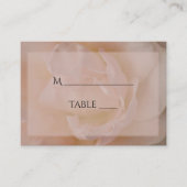 Bleke Blush roze roze finale bruiloft Plaatskaartje (Voorkant)