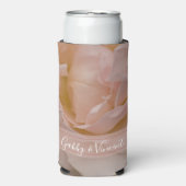 Bleke blush roze roze paars seltzer blikjeskoeler (Seltzer Voorkant)