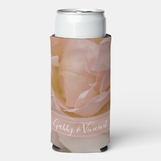 Bleke blush roze roze paars seltzer blikjeskoeler (Seltzer Voorkant)