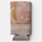 Bleke blush roze roze paars seltzer blikjeskoeler (Achterkant)