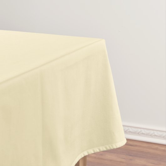 Bleke boterbloemgeel effen kleur tafelkleed (Voorbeeld)