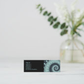 Bleke brand mini visitekaartje (Staand voorkant)