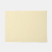 Bleke Buttercup Geel Effen Kleur Deurmat (Voorkant)