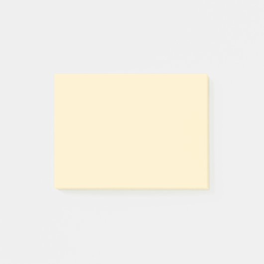 Bleke Buttercup Geel Effen Kleur Post-it® Notes (Voorkant)