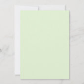 Bleke Citroen Ranunculus Eucalyptus Bruiloft Kaart (Achterkant)