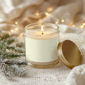 Bleke crème beige rechthoekige sticker