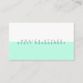 Bleke elegantie visitekaartje (Voorkant)