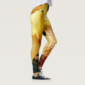 Bleke gele Cymbidium Orchid Leggings (Rechts)