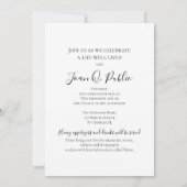 Bleke gele madeliefjes levend begrafenisfeest kaart (Achterkant)