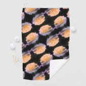 Bleke gele rog in bloem golfhanddoek (Insitu)