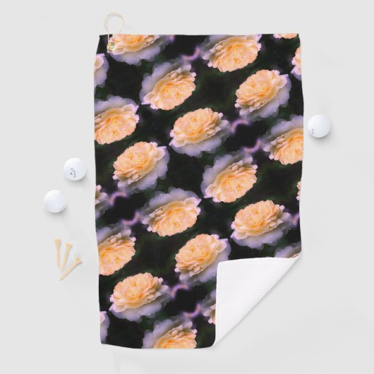 Bleke gele rog in bloem golfhanddoek (Insitu)