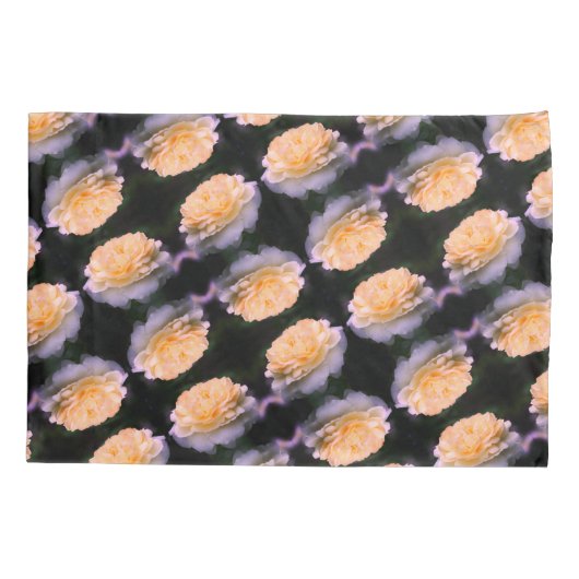 Bleke gele rog in bloem kussensloop (Achterkant)