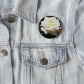 Bleke Gele Roos Ronde Button 5,7 Cm (In situ)
