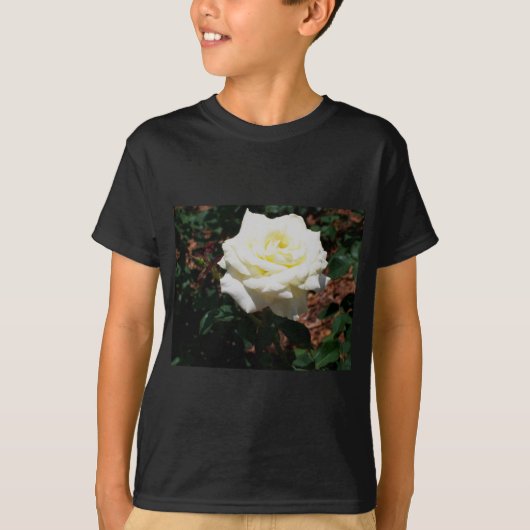 Bleke Gele Roos T-shirt (Voorkant)