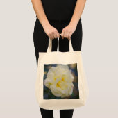 Bleke gele roos tote bag (Voorkant (product))