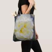Bleke gele roos tote bag (Dichtbij)