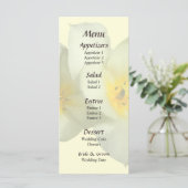 Bleke gele tulpen na het ringbandmenu menu (Staand voorkant)
