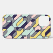 Bleke Geometrische kleuren: Retropatroon Case-Mate iPhone Case (Achterkant (horizontaal))