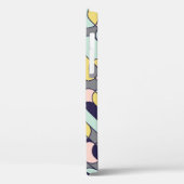 Bleke Geometrische kleuren: Retropatroon Case-Mate iPhone Case (Achterkant / Links)