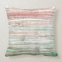 Bleke gestreepte waterverf kussen