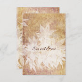 Bleke Ghost Leaves Rsvps met enveloppen RSVP Kaartje (Voorkant / Achterkant)