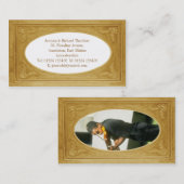 Bleke Gold Border aanpassen Visitekaartje (Voorkant / Achterkant)