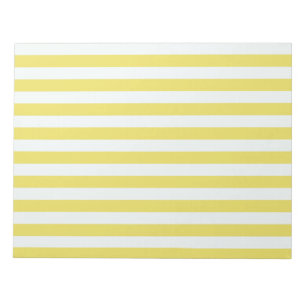 Bleke gouden en witte strepen van Shirley Taylor Notitieblok