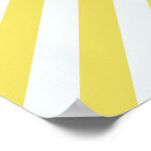 Bleke gouden en witte strepen van Shirley Taylor Poster (Hoek)