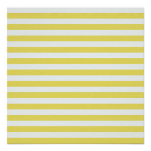 Bleke gouden en witte strepen van Shirley Taylor Poster