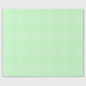 Bleke Green Gingham Cadeaupapier (Vlak)