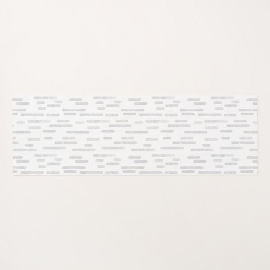 Bleke grijs en witte inktpatronen met afgeronde li yogamat (Achterkant (horizontaal))