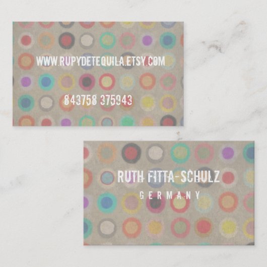 Bleke grijze Visitekaartjes Transparantie Achtergr (Voorkant / Achterkant)