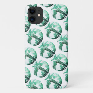 Bleke groene bananenboom Leaf iPhone 11 Hoesje