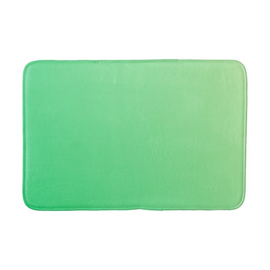 Bleke groene gradiënt Kleur Badmat (Voorkant)