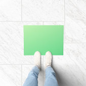 Bleke groene gradiënt Kleur Deurmat