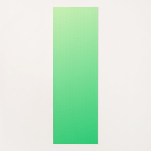Bleke groene gradiënt Kleur Yogamat (Voorkant)