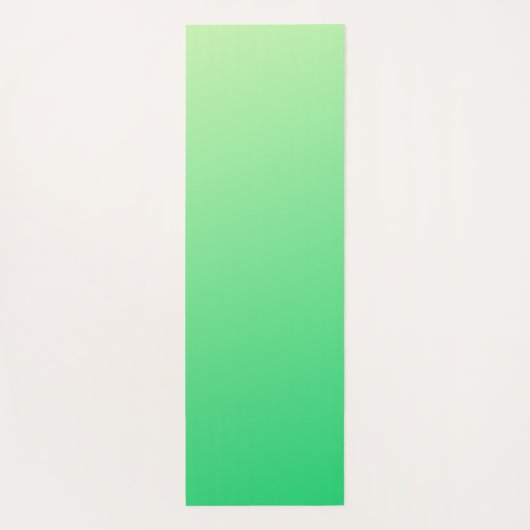 Bleke groene gradiënt Kleur Yogamat (Achterkant)